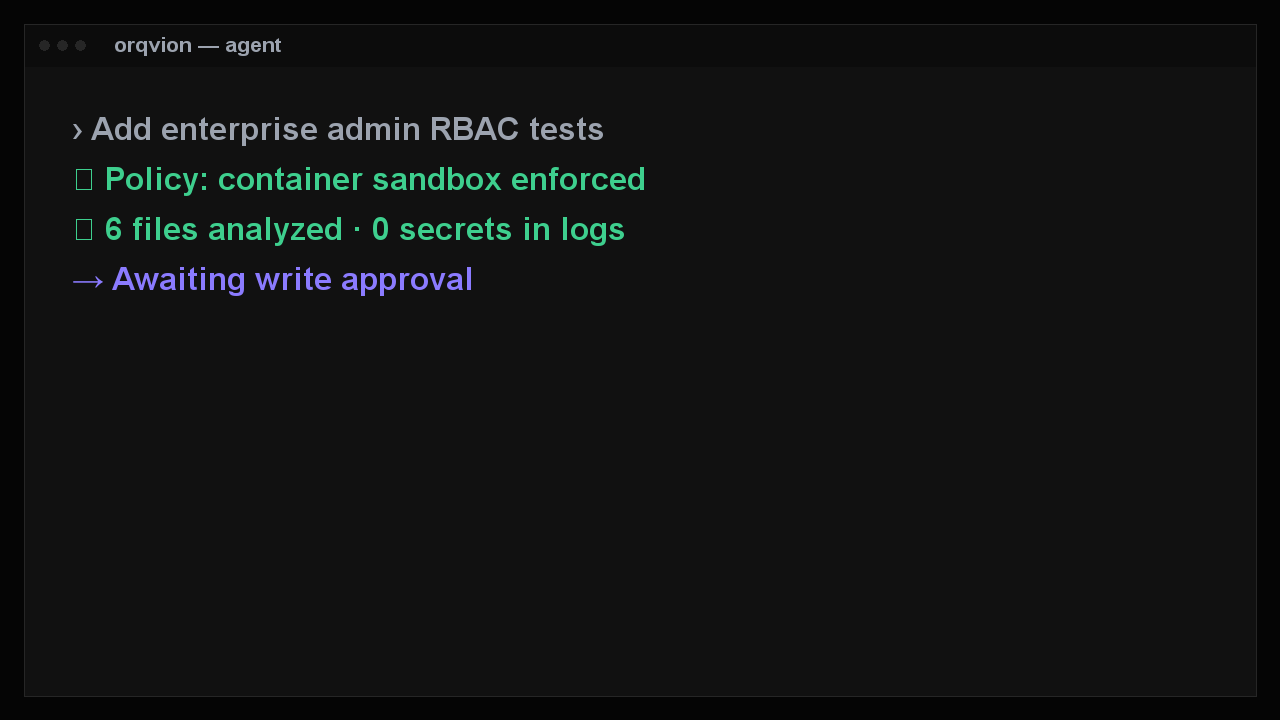 ORQVION desktop